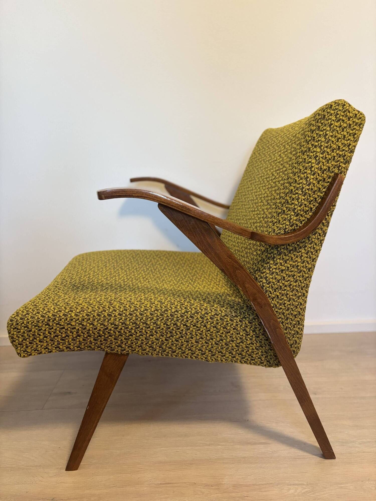 Mid-Century Lounge Chair by Meier, from Czechoslovakia 1960’s