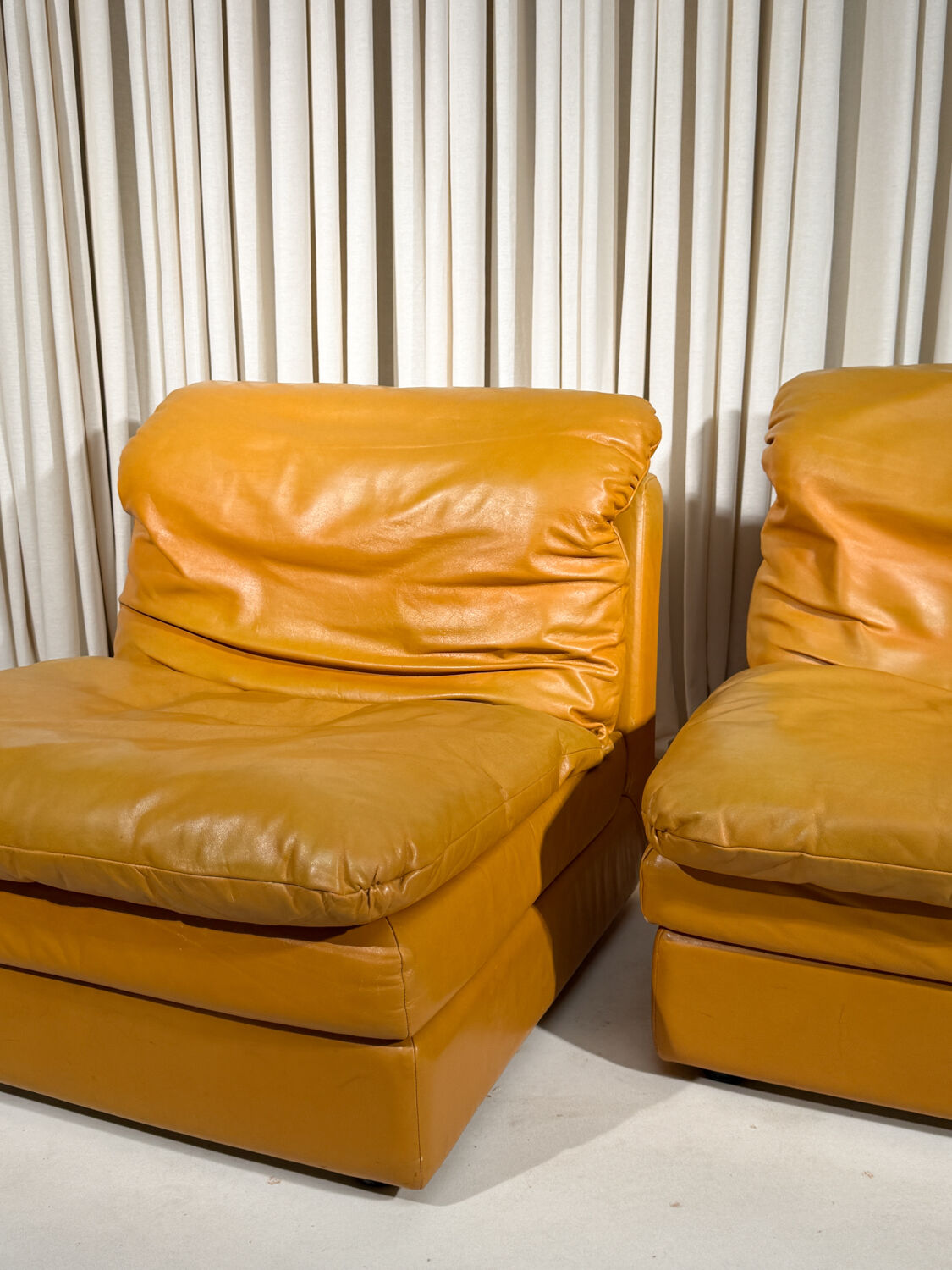 Vintage leather armchair