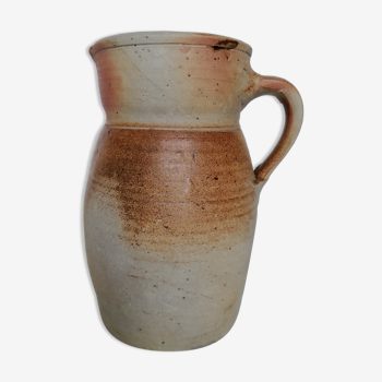 XXL pitcher in old enamelled stoneware