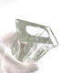 Brutalist Vase Ingrid Glashütte 3085 Transparent Glass 70s