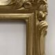Cadre doré style Louis XV