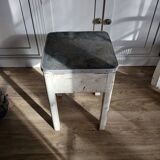 Old vintage shoe shine stool