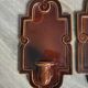Vintage Margareta Hennix Ceramic Pair Wall Candle Sconces for Gustavsberg