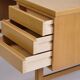 Freestanding desk - six drawers - oak - Omann Junior - Danish design - 1960s
