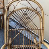 1960s rattan rocking-chair