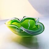 Grand cendrier ou fourre-tout en verre de Murano des années 1960 par Flavio Poli pour Seguso.