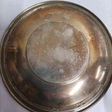 Glass and Brass Candy Dish with Bowl
