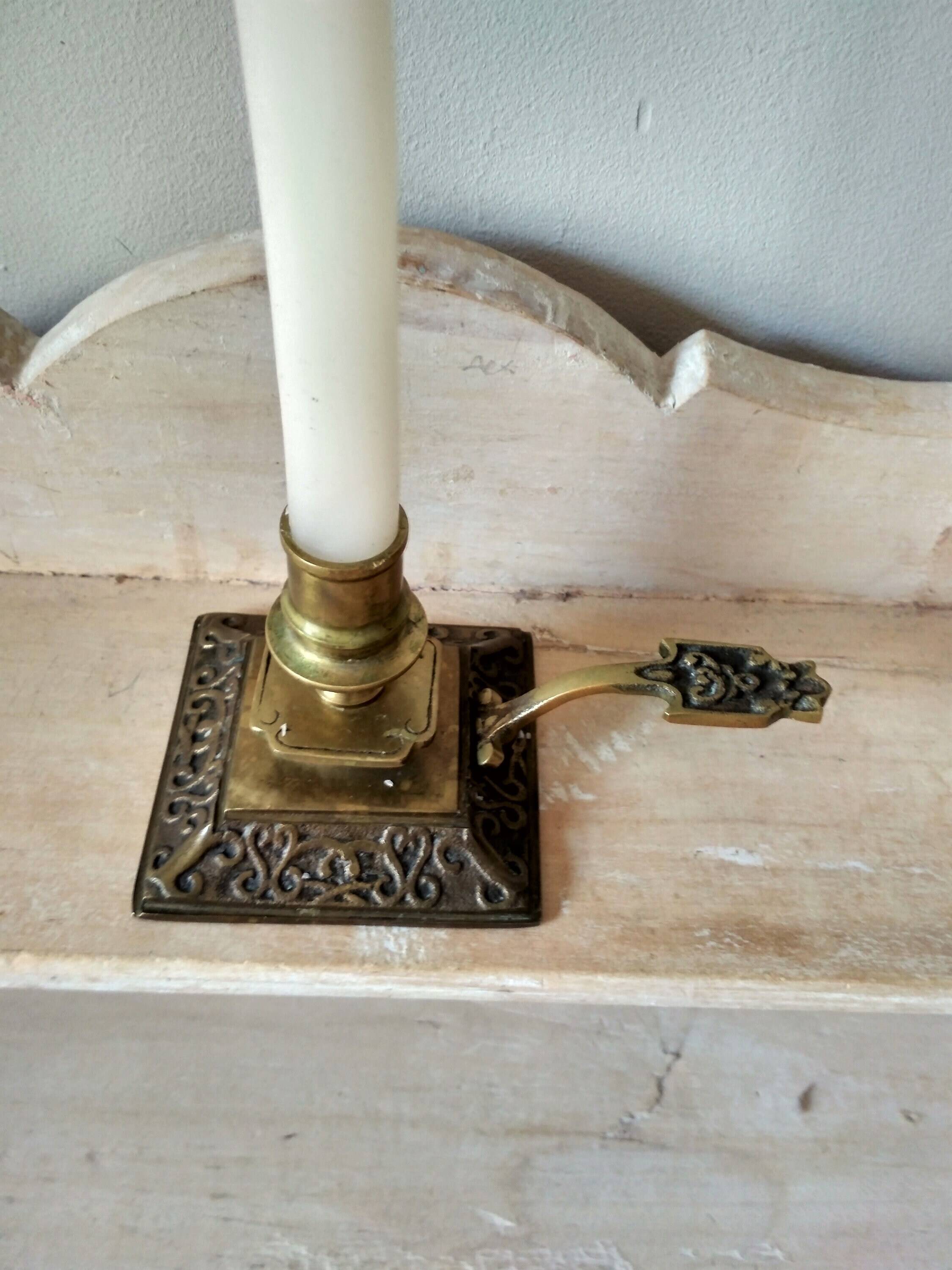 Pair of small Louis XV style gilt bronze wall sconces