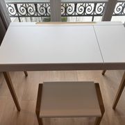 Bureau + tabouret blanc Œuf NYC