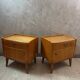 Pair of 1950 bedside tables