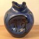 Vase signed Buxo ceramic free form