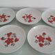 Lot de 5 assiettes creuses- Faïencerie Arzberg- 1960/70