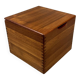 Salin Nyborg teak storage box side table on wheels, Denmark 1960’s