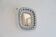 Ceramic mirror by Wiener Keramik 1960