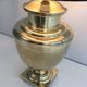 Neoclassical style brass baluster lamp
