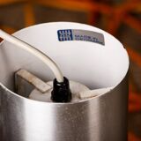 Large Danish Aluminum pendant light, Corona model by Jo Hammerborg for Fog & Mørup 1960.