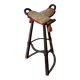 Vintage Brutalist Marbella stool by Sergio Rodrigues, 1970s