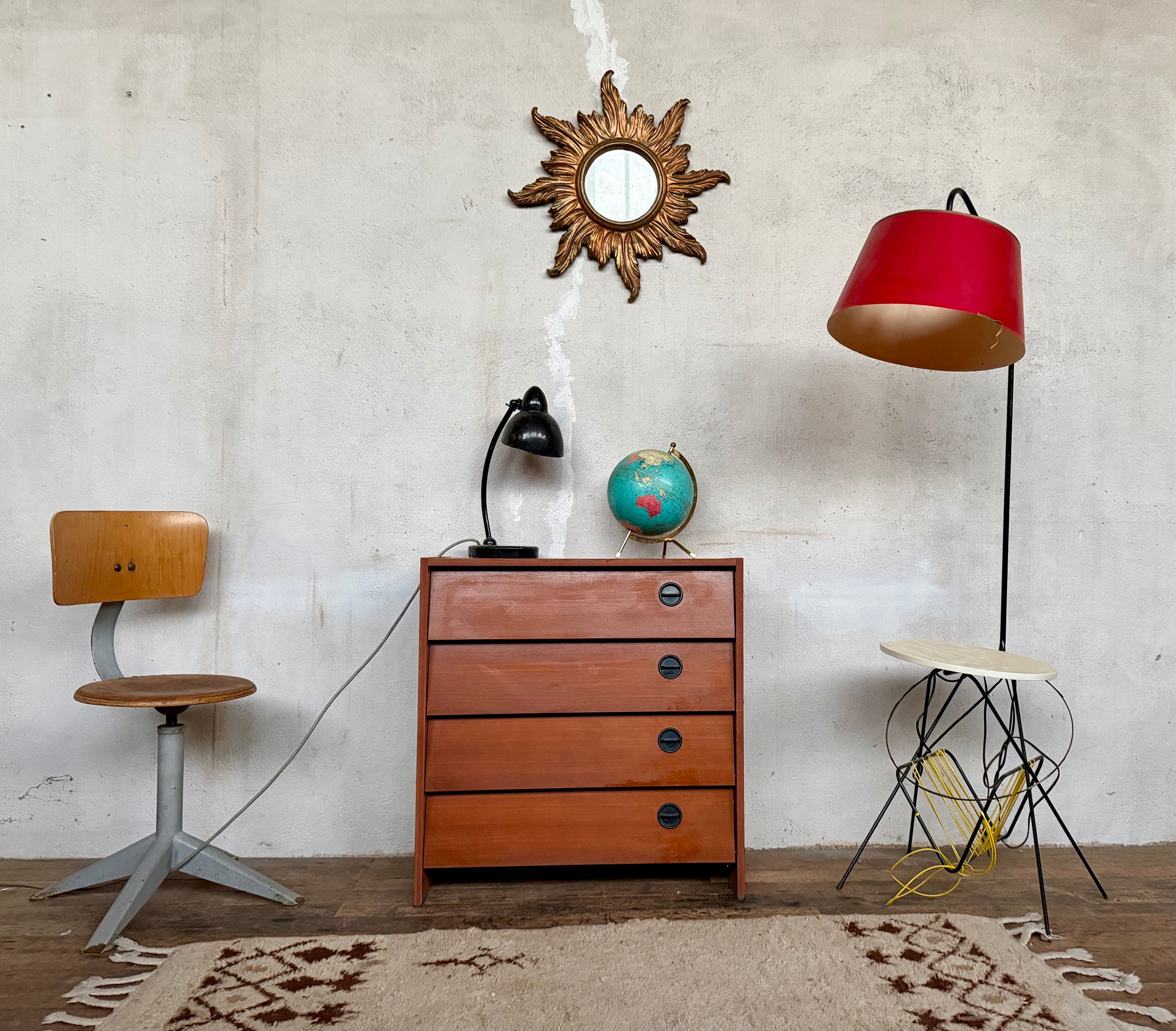 Vintage teak shoe cabinet – 1960s