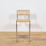 Chrome-Plated Bar Stools Typ Cesca, Italy, 1970s