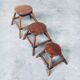 Wabi Sabi Nesting Tables, France, 1950s, Set of 3