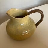 Pitcher vase glazed earth Etienne Noël Dieulefit 1950
