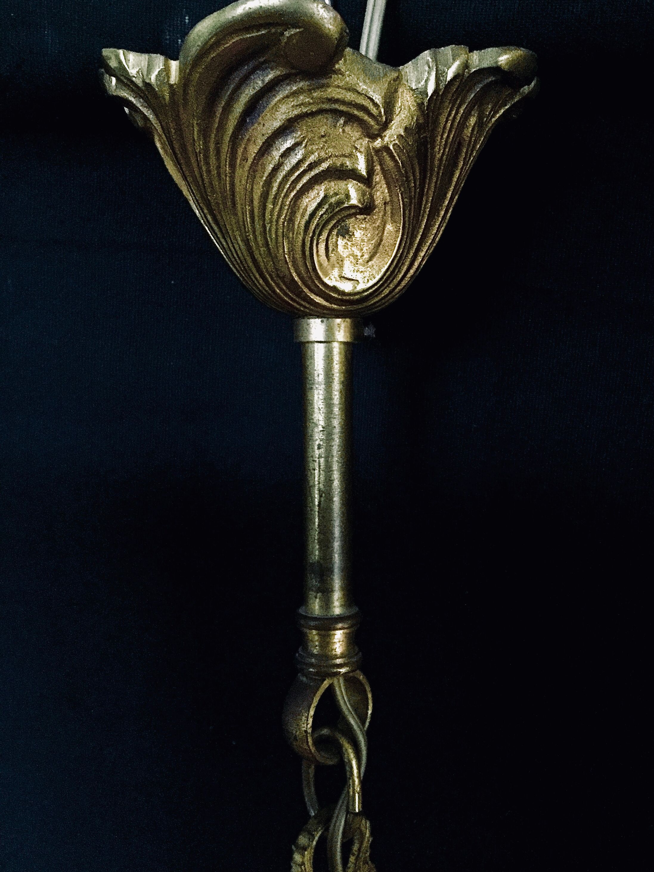 Lustre 3 bronze lights