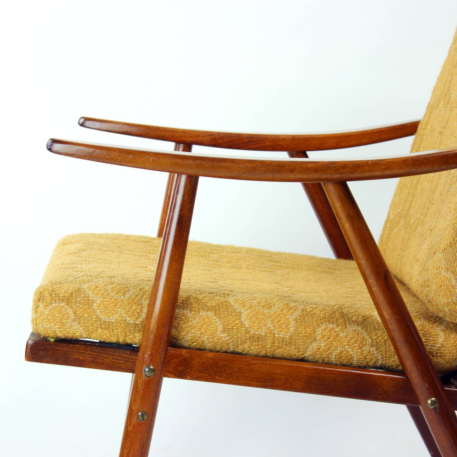 Boomerang Armchair By Ton, Czechoslovakia 1960s