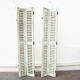 Pair of shutters louvered