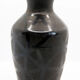 Vintage handmade vase from Romania in black ceramic