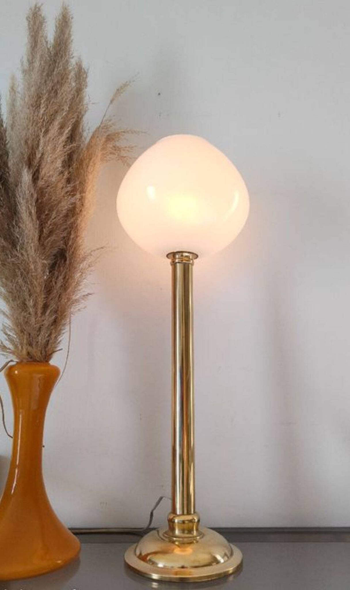 Vintage brass lamp 1960