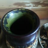 German ceramic vase from manufacturs "Jasba" 60s west Germany