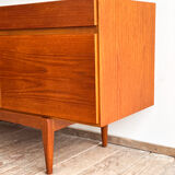 Enfilade Mid-Century en teck, modèle FA66 par Ib Kofod-Larsen pour Faarup