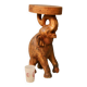 Guéridon tabouret éléphant
