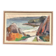 Swedish Oil on Canvas – “Seascape” by Knut Ljungberg (1911–1973)