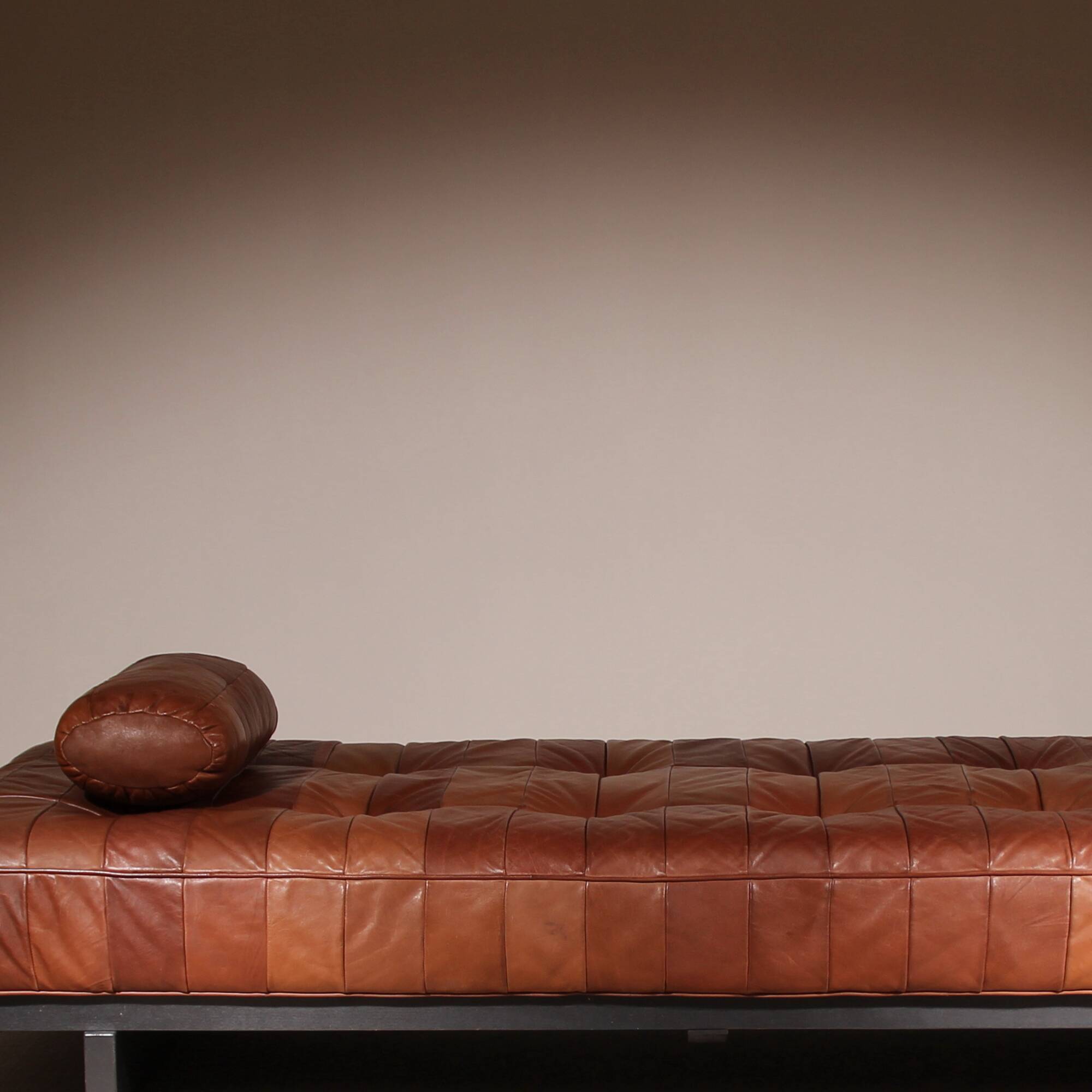 Daybed ‚DS-80‘ in Cognac Patchwork Leather by De Sede | Switzerland 1970s