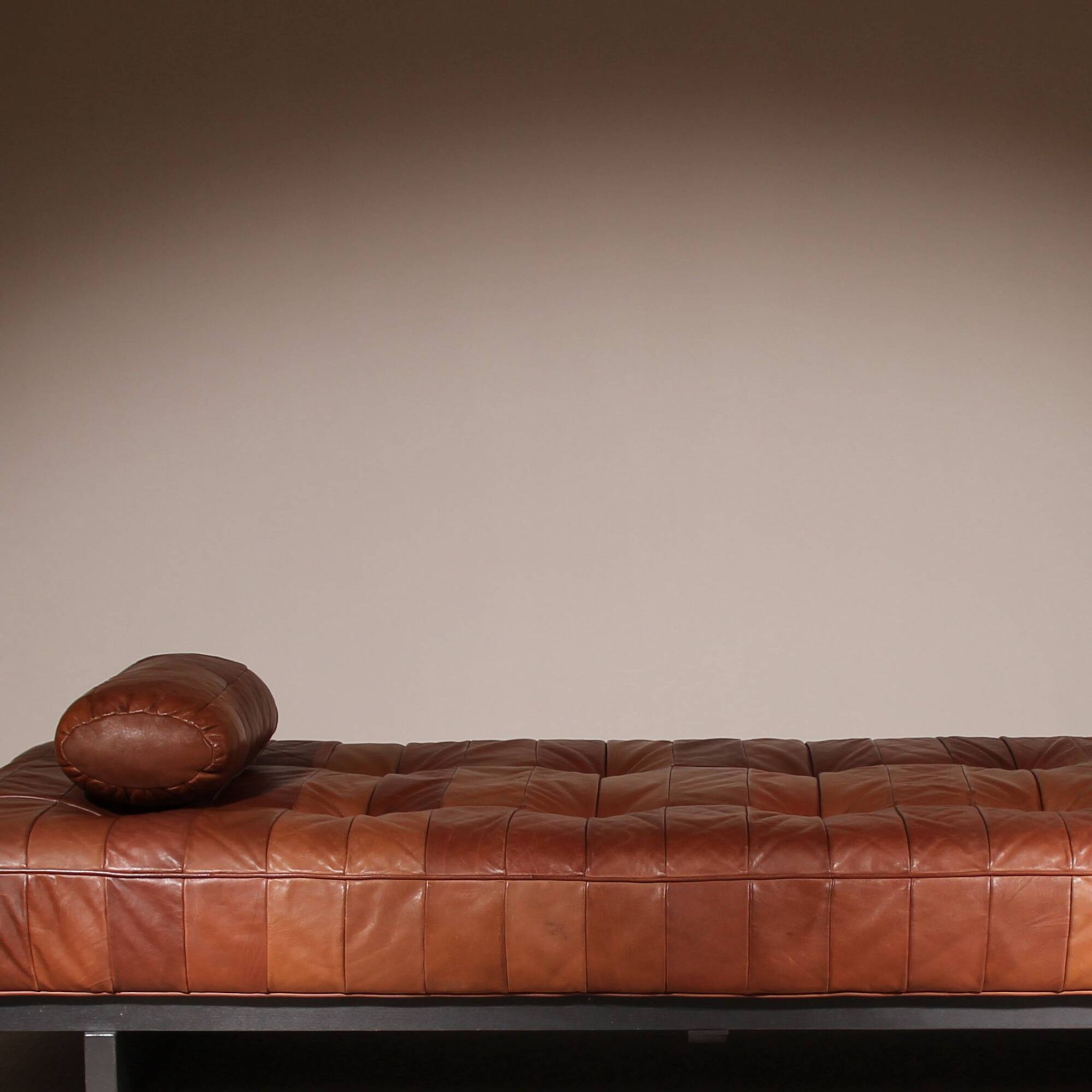 Daybed ‚DS-80‘ in Cognac Patchwork Leather by De Sede | Switzerland 1970s