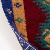 1970 Vintage Handmade Turkish Small Tulu Rug , 3'7'' x 4'4''