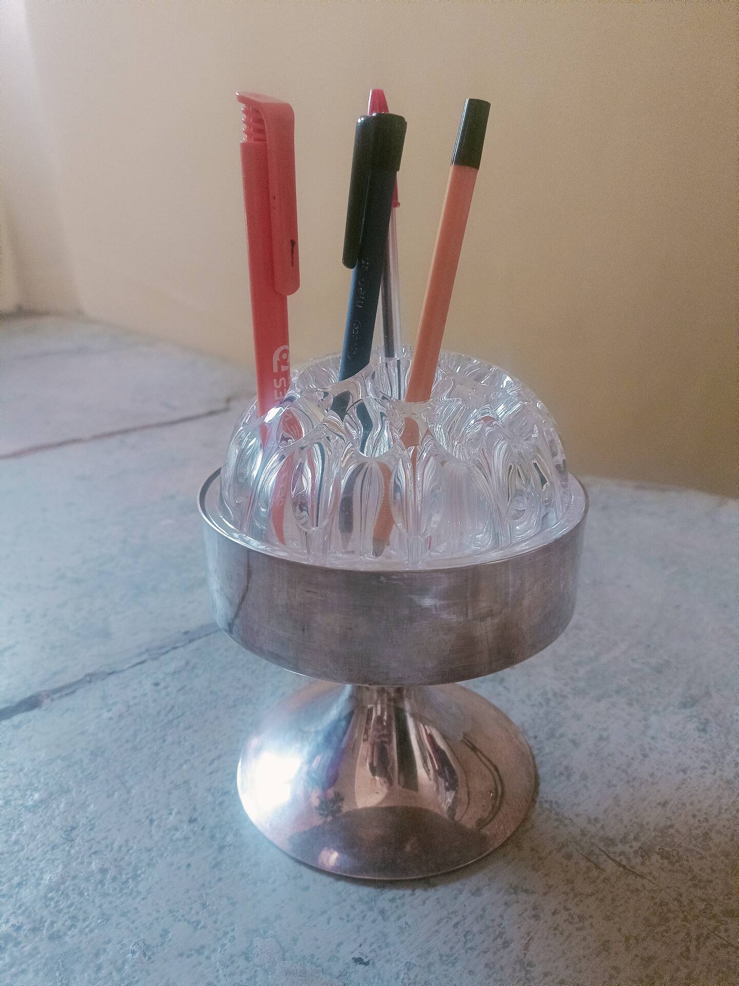Vintage flower holder, circa 1970