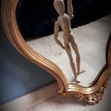 Baroque golden mirror