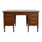 Vintage solid oak desk Retro Wood