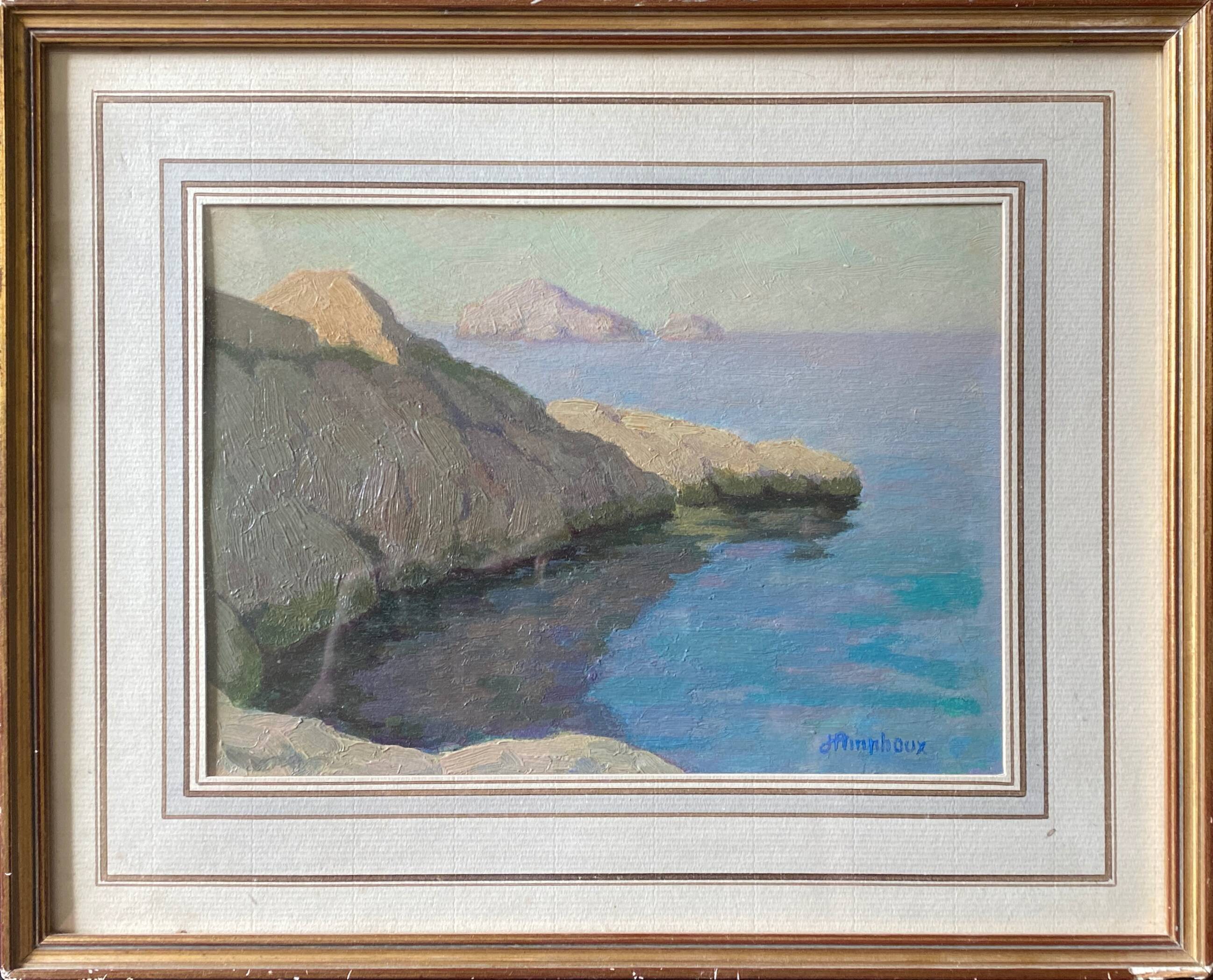 Table HST "Mediterranean Seaside" Marine by Jean AMPHOUX (XIX)
