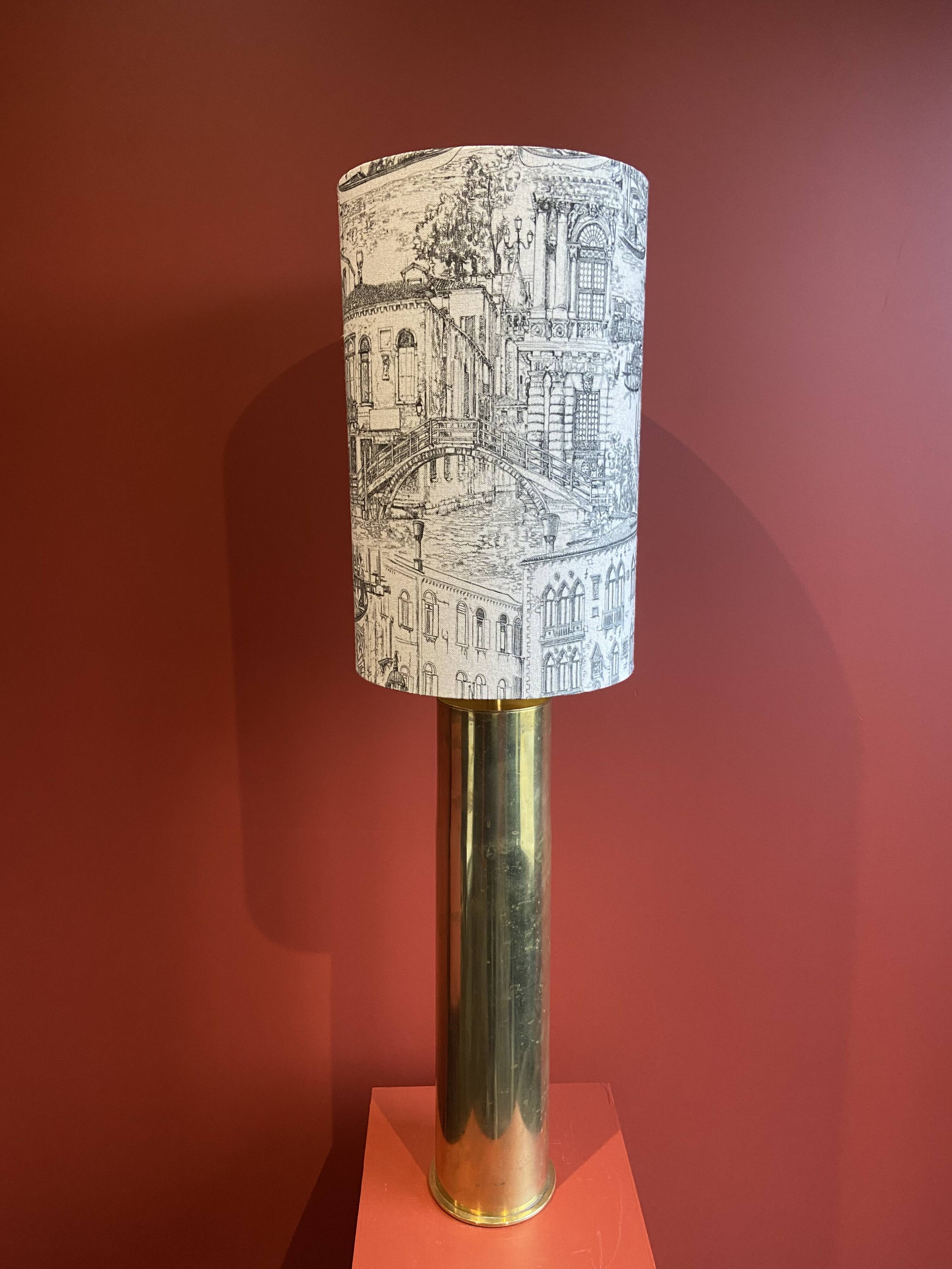 Table lamp "German Magdeburg Shell Socket" World War I, from
