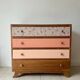 Renovated vintage chest of drawers