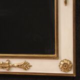 Lacquered and gilded mirror in Louis XVI style