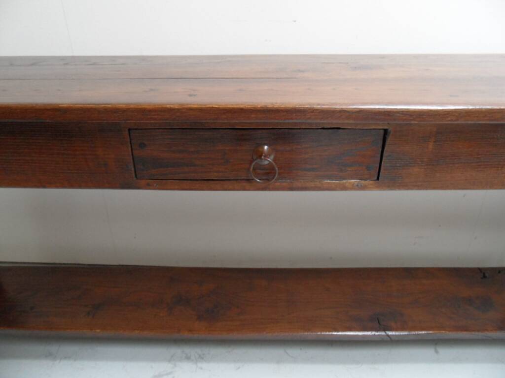 Table de travail en chêne ancien
