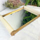 Durinox Oxydor roller mirror serving tray Art Deco style