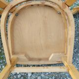 3 bistro chairs, light colour