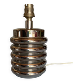 Bibendum chrome ceramic lamp 1970