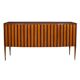 MID 20thC ITALIAN STRIPED WOODEN BUFFET BY PAOLO BUFFA c.1950