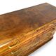 Italian art deco burl walnut chest of drawers, 1930s/1940s